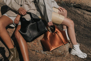 KWONN BAG Black Tote vegan bags luxury bags handbags