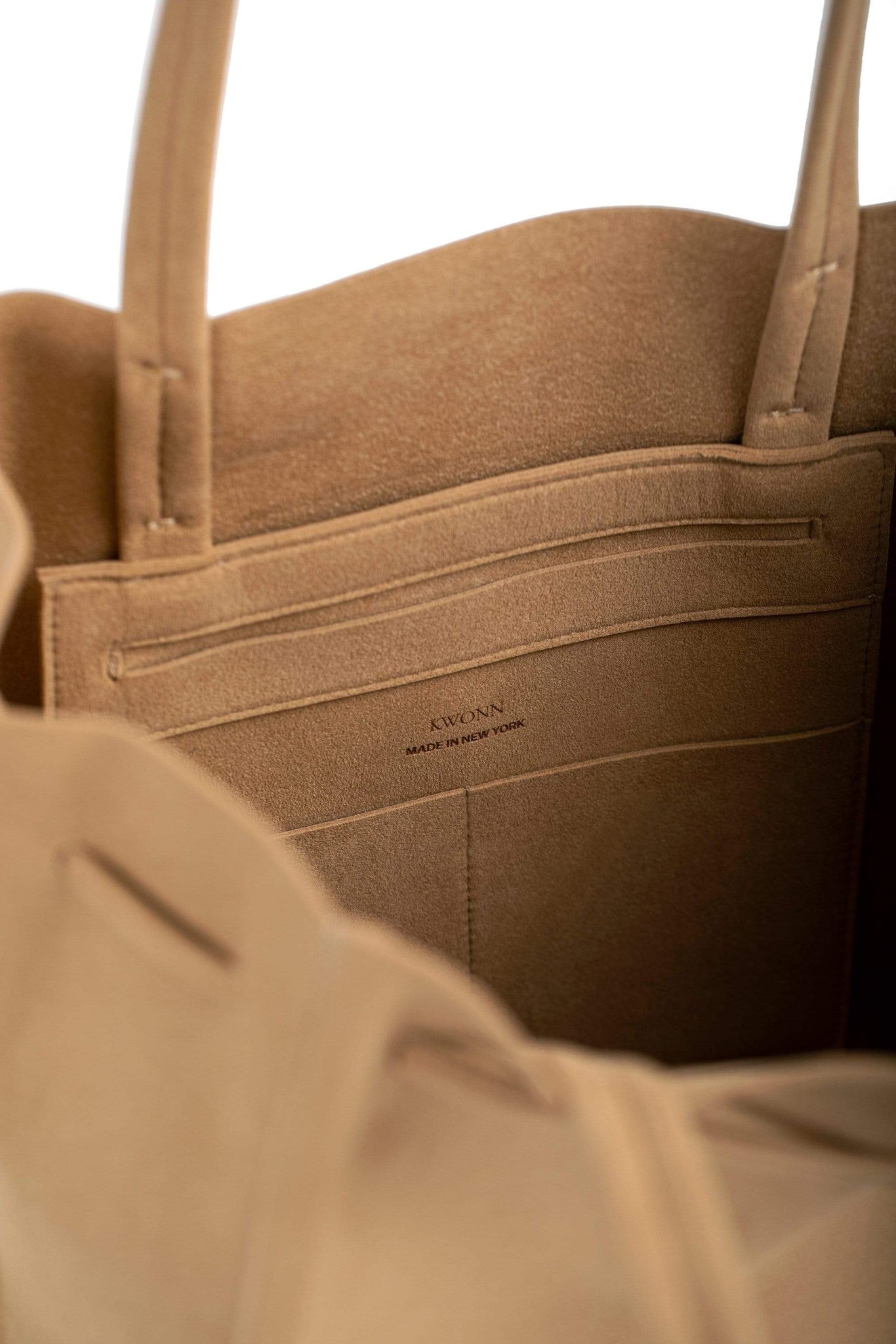 KWONN BAG Camel Shopper vegan bags luxury bags handbags
