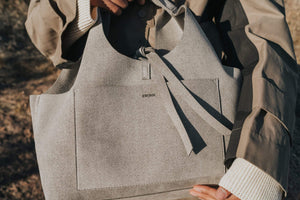 KWONN BAG Grey Tote vegan bags luxury bags handbags