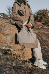 KWONN BAG Grey Tote vegan bags luxury bags handbags